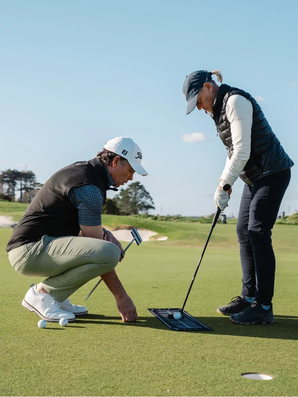 Golf Instruction to a Female by Marcus Wheelhouse in Auckland, NZ